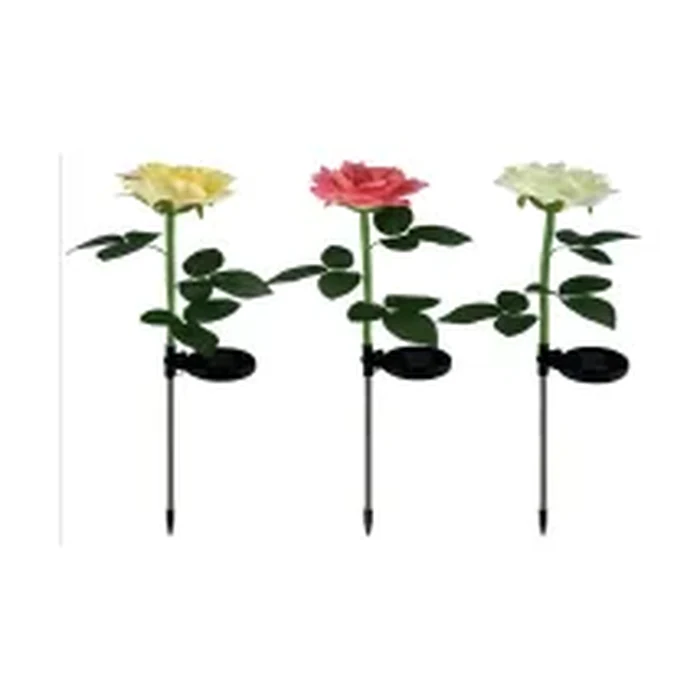 Single-Rose Flower Lights — Pack of 2
